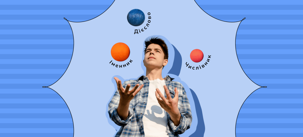 Усі частини мови: пояснення та приклади iamge